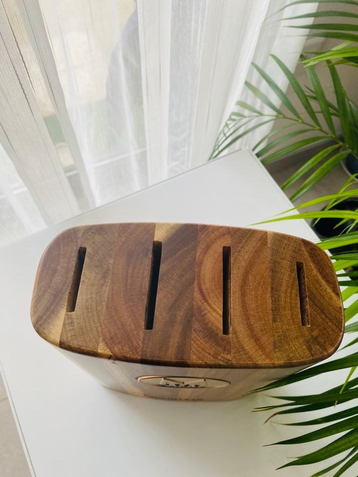 Magnifique porte couteau en bois MAUVIEL 1830 - photo numéro 4