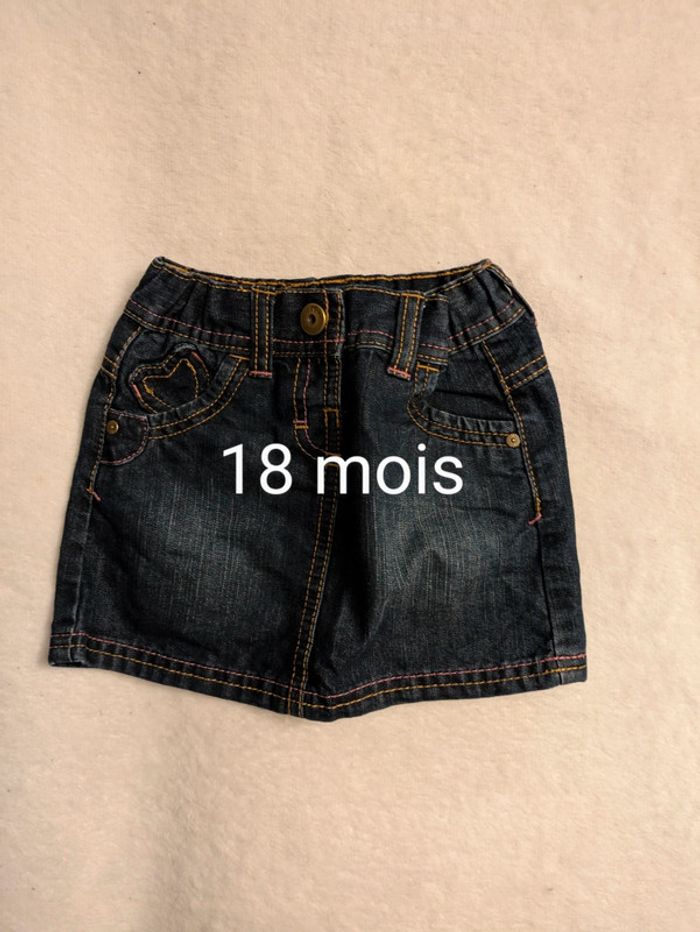 Jupe en jean 18 mois