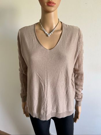 Pull beige à manches longues Teddy Smith taille XS jamais porté