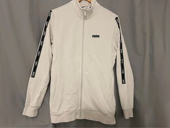 Gilet de survêtement puma blanc et noir
