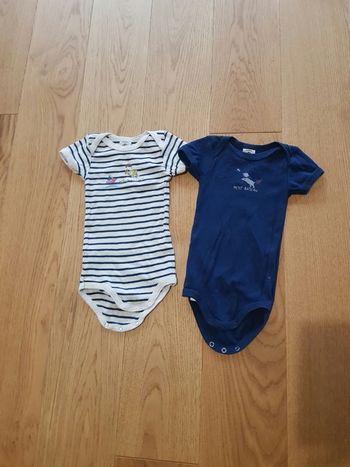Lot 2 bodies Petit Bateau