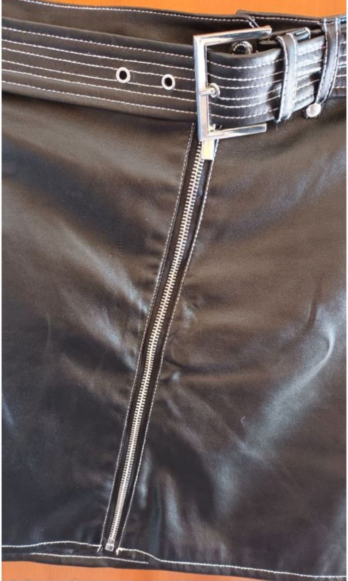 Jupe noire simili cuir Morgan  38 - photo numéro 5