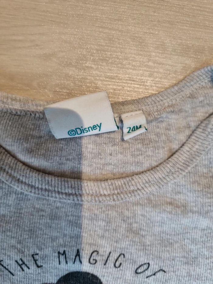 Body manches longues Mickey Dinsey 24 mois - photo numéro 3