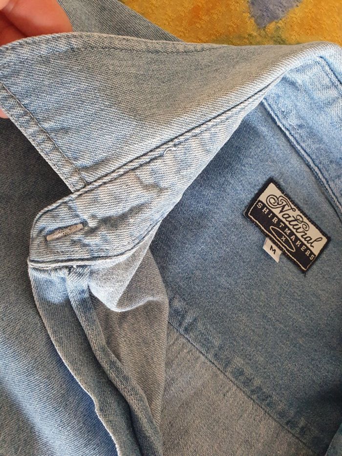 Chemise en jean femme taille M vint - photo numéro 6