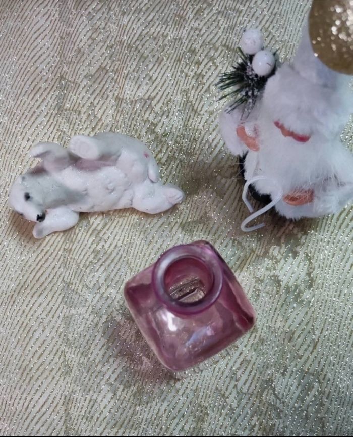 Jolie flocon vintage rose - photo numéro 3