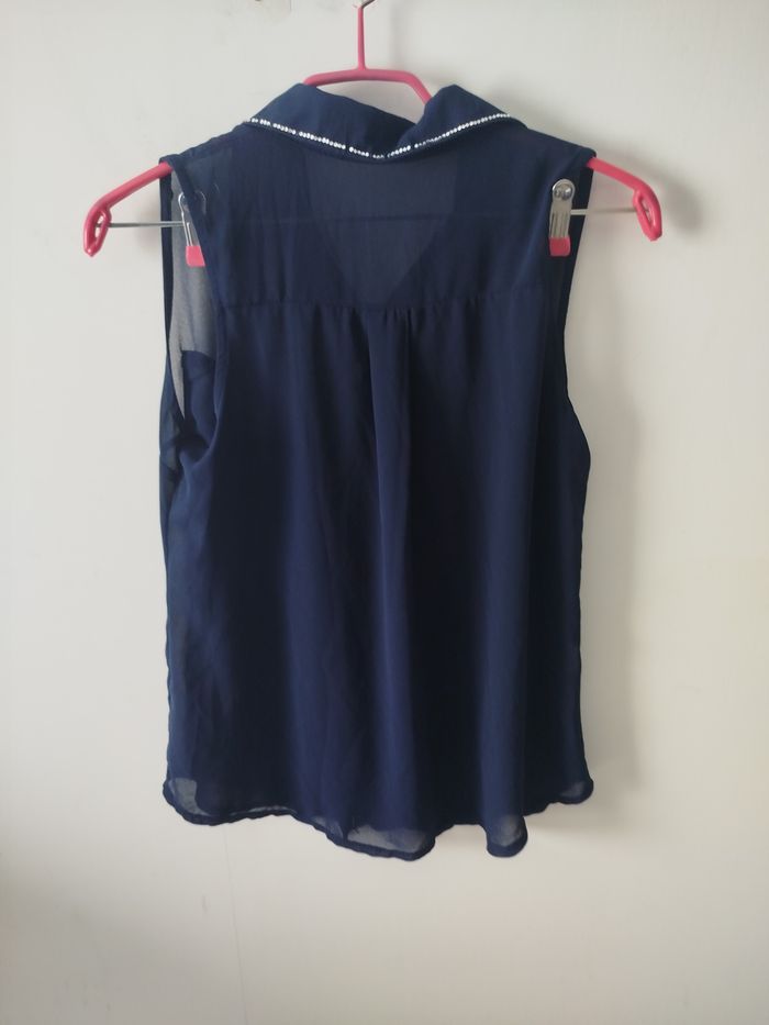 chemisier marine taille M - photo numéro 2