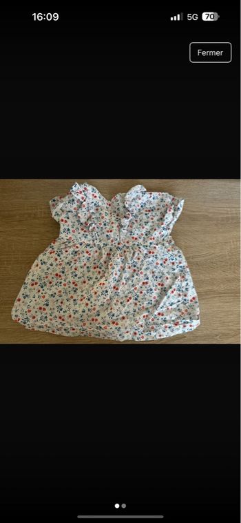 Robe fleurie petit bateau