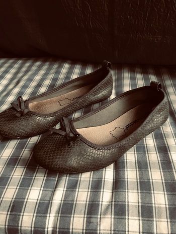 Ballerines grises fille