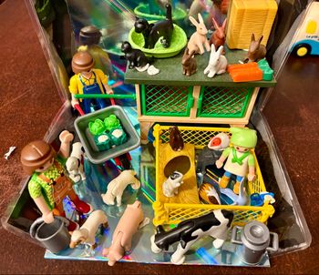 🎁 Set Playmobil – Ferme / Mini Ferme avec Animaux – Excellent état