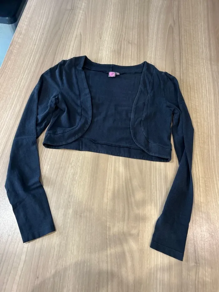 Gilet court noir taille 16 ans - photo numéro 2