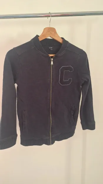 Gilet zippé marine garçon 10 ans kiabi