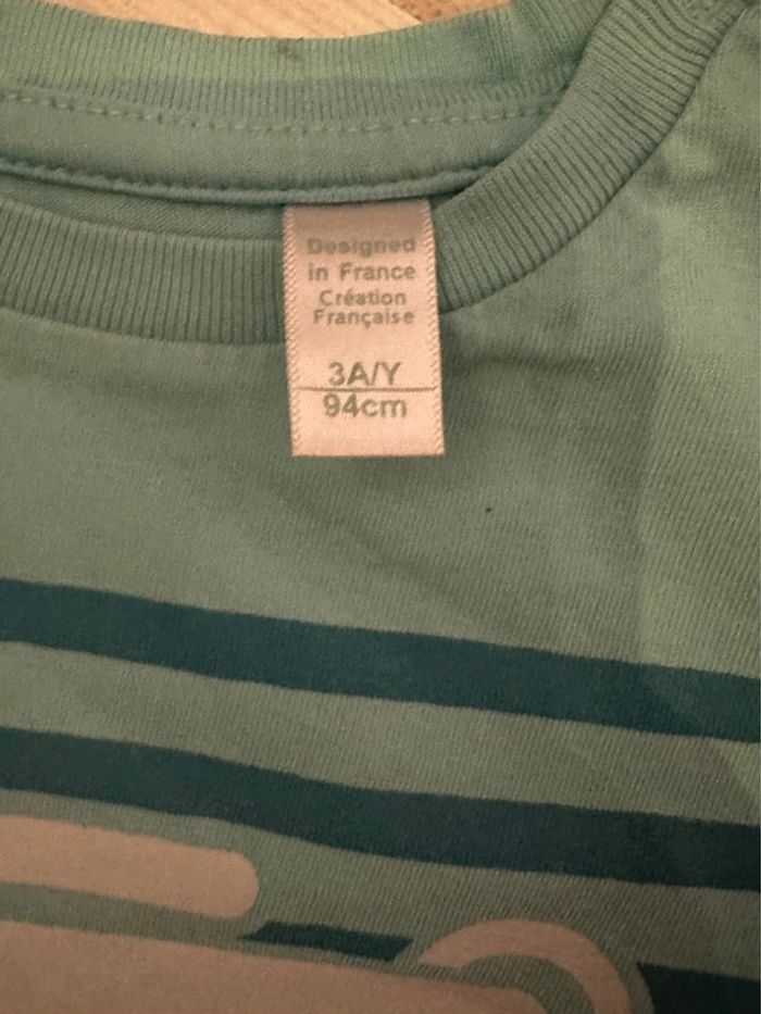 2 tee-shirts manches longues Obaibi 3 ans - photo numéro 4