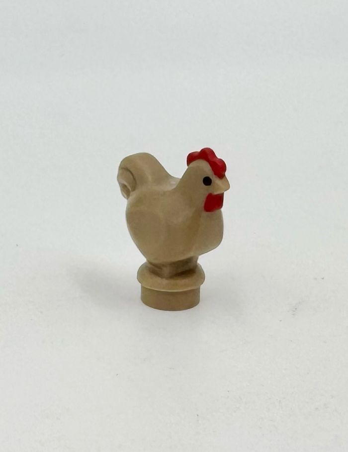 Lego Animaux City : La Poule beige foncé - NEUF