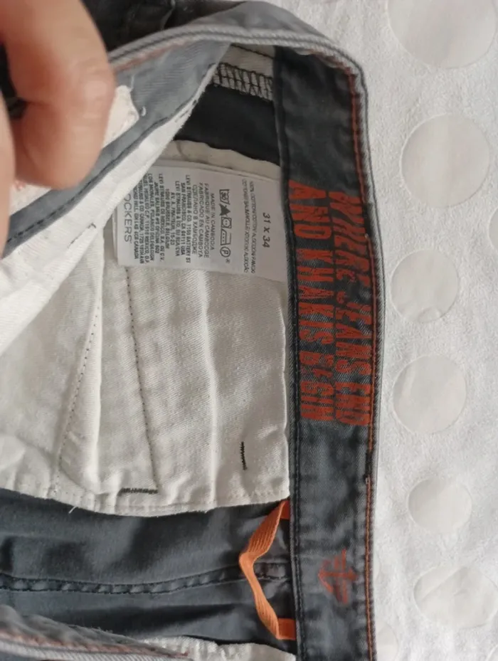 Pantalon jeans Chino homme Dockers taille 40 coupe droite - photo numéro 5