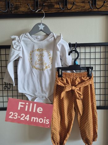 Magnifique Ensemble fille - 24 mois
