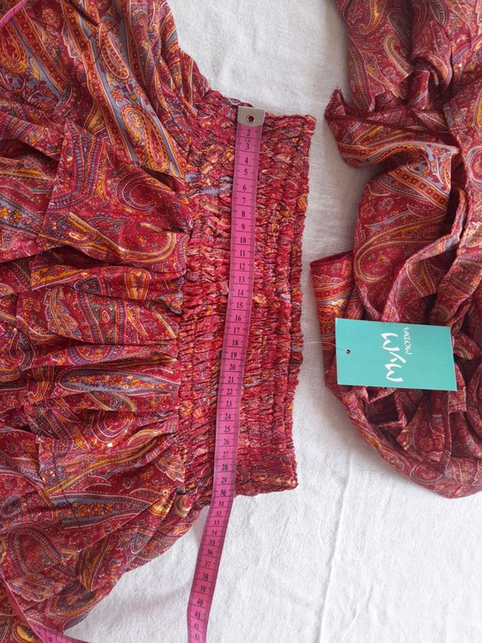 Ensemble jupe cache cœur bohème Mym Moda taille unique neuf avec étiquette - photo numéro 5