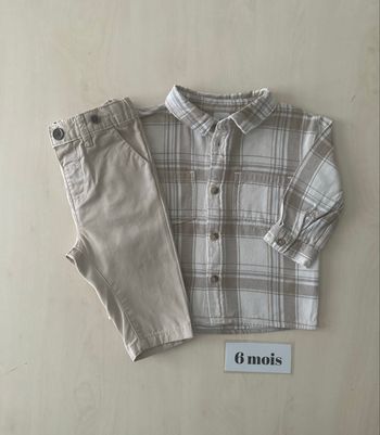 Ensemble garçon taille 6 mois
