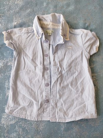 Chemise garçon manche courte