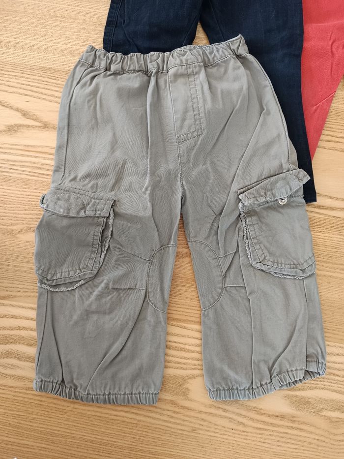Lot de 4 pantalons 18 mois (in extenso, Vertbaudet, tex et obaibi) - photo numéro 3