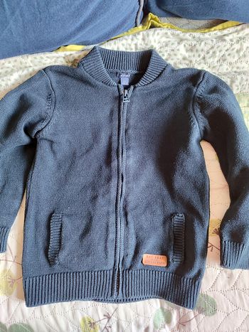 Gilet bleu 4 ans 
