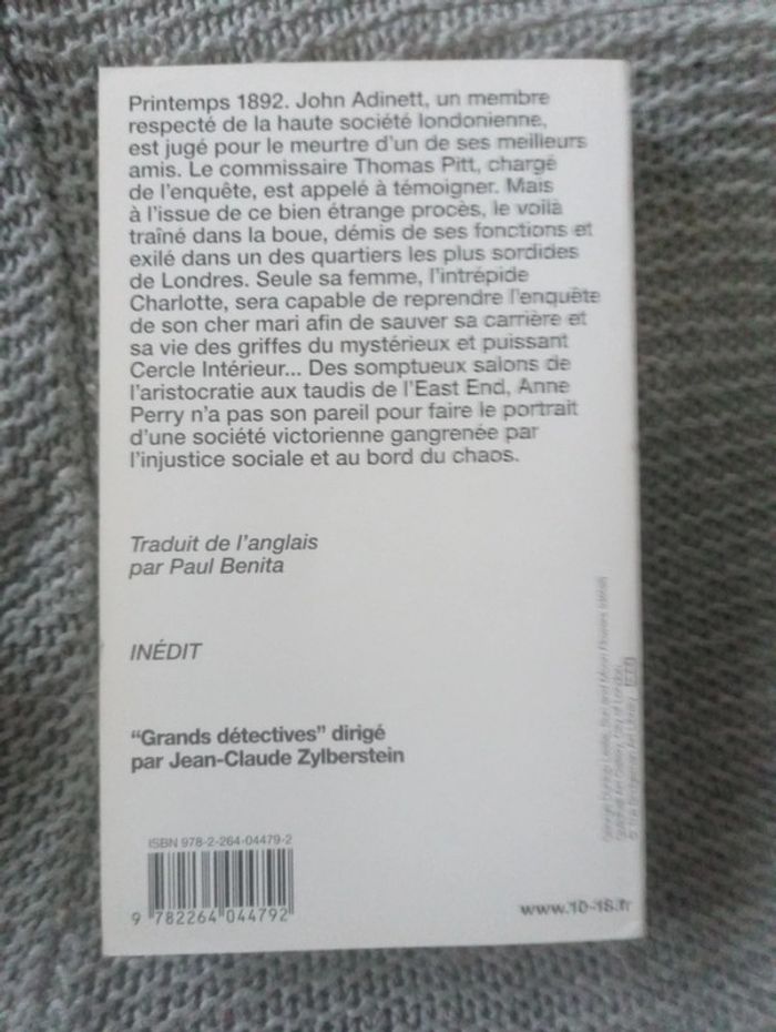 Anne Perry - La conspiration de Whitechapel - photo numéro 3