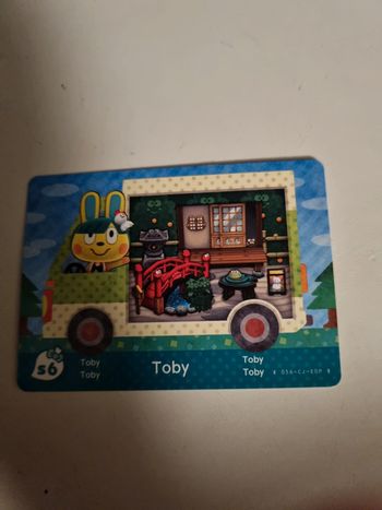Carte caravane animal crossing toby