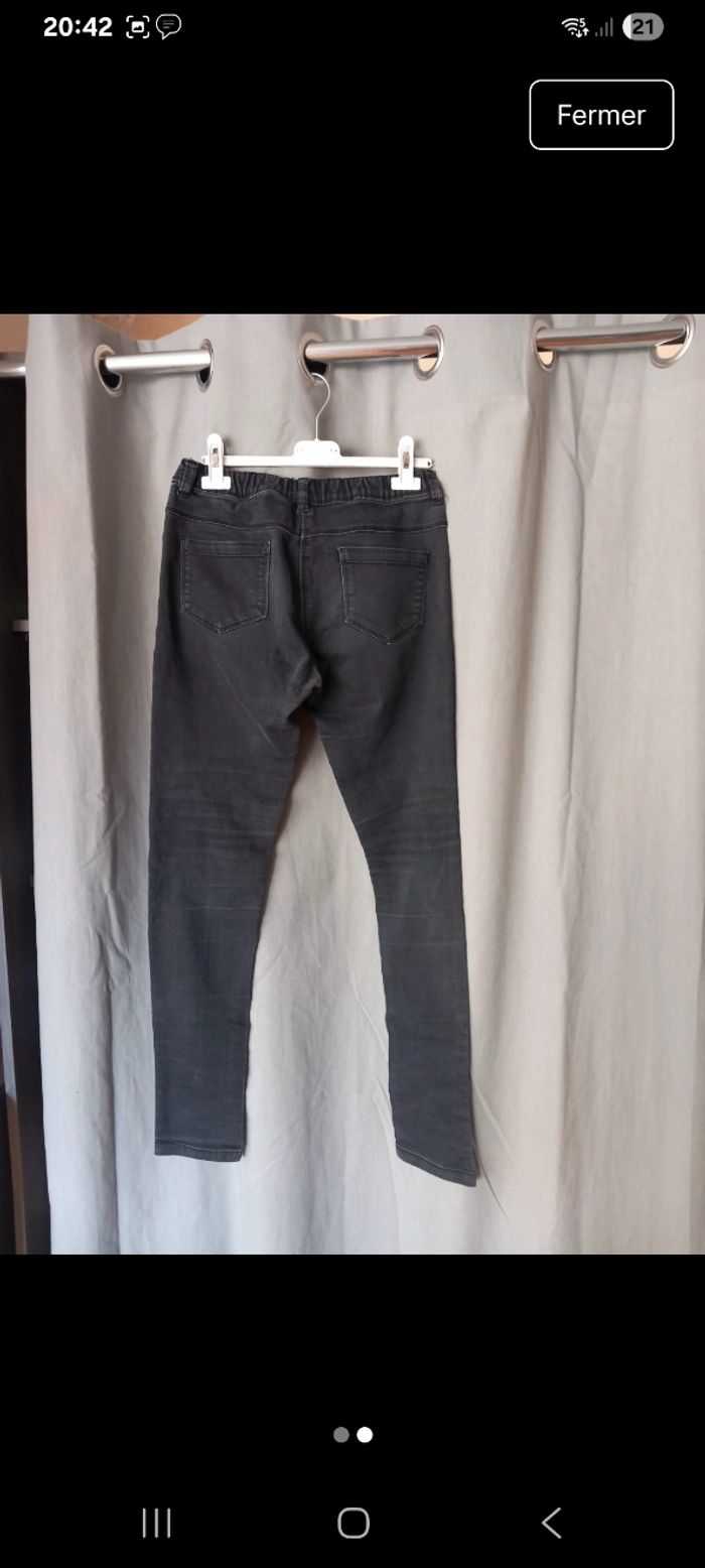 Jeans taille base taille M Kiabi élastique - photo numéro 2