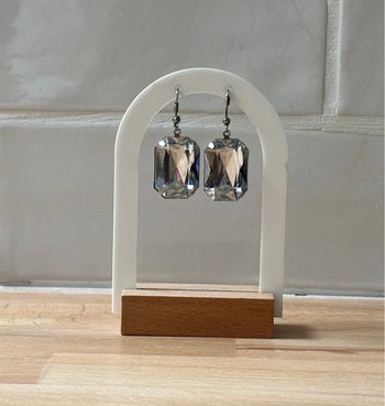 Boucles d’oreilles pendantes strass