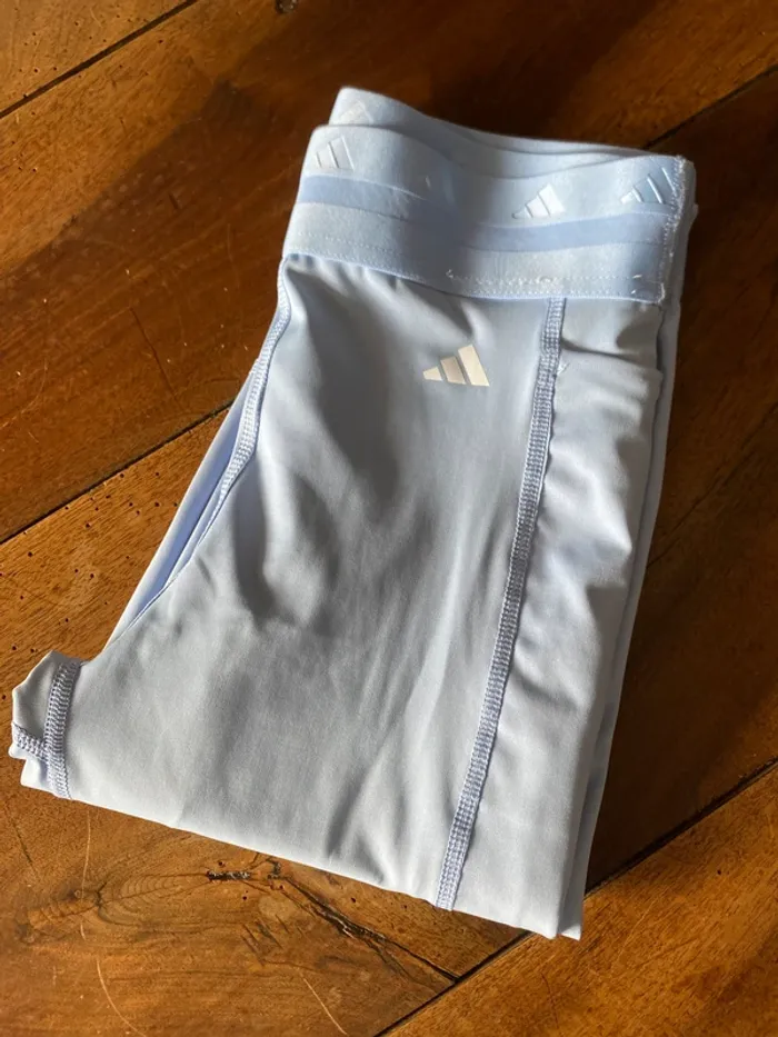 Legging de sport TF Glam Adidas Bleu ciel - photo numéro 3