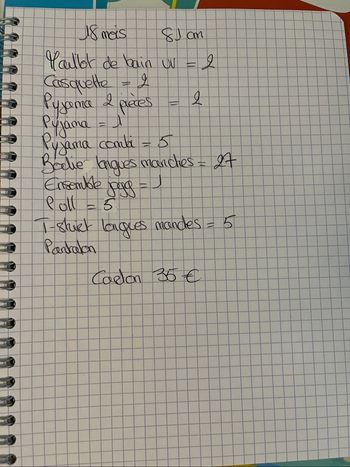 Vêtement 18 mois bébé fille