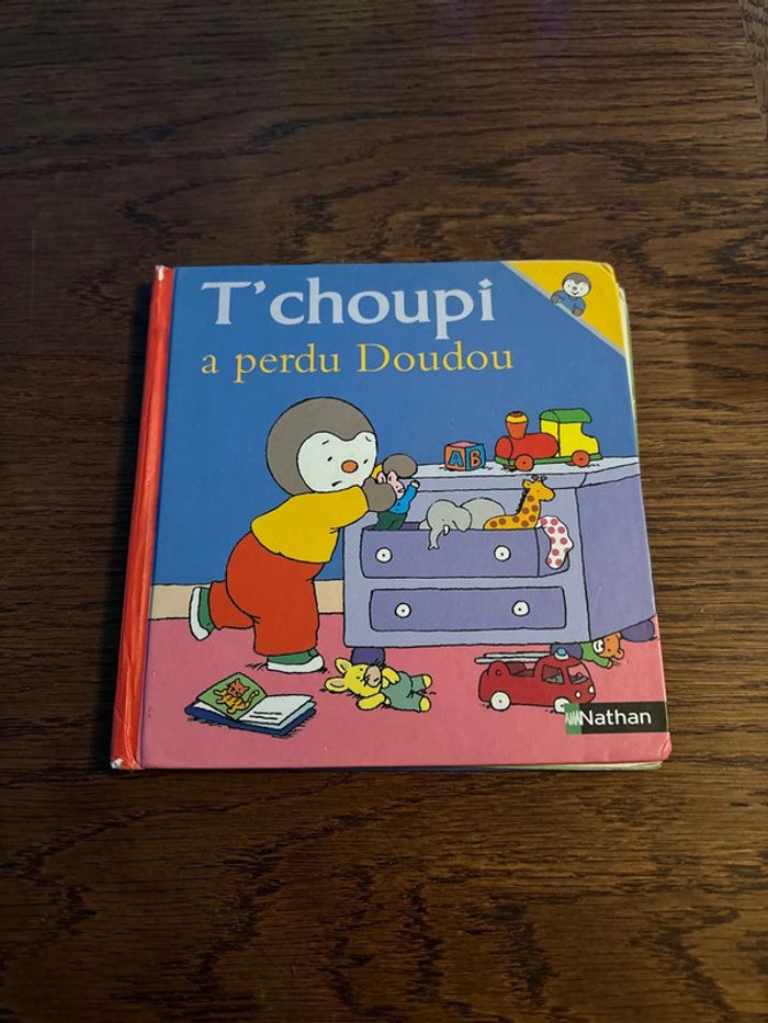 Livre T’choupi a perdu doudou