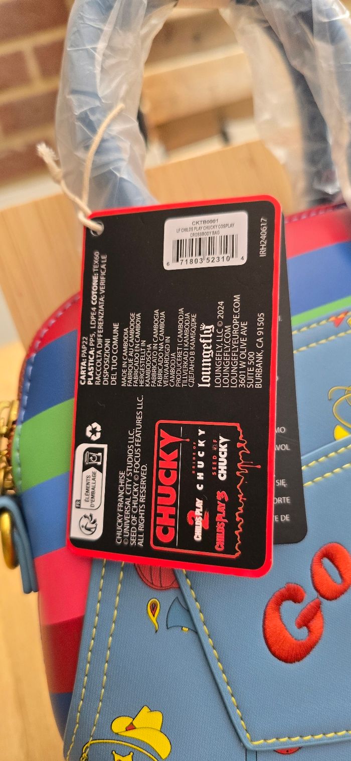 Childs Play Chucky Cosplay - Sac A Main Loungefly - photo numéro 4