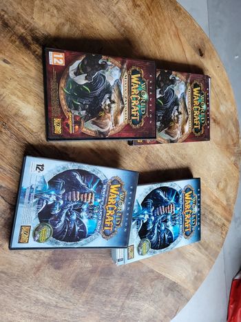 Lot jeu vidéo dvd world of warcraft clé de jeu utilisé