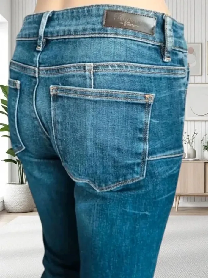 Jean Kaporal coupe demi-slim ,taille mi-haute ,stretch - photo numéro 7