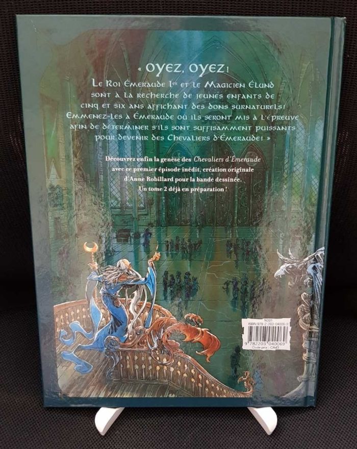 BD Chevaliers d'Émeraude (Les) - Lot Tome 1 et 2 - Anne Robillard - Tiburce Oger - Casterman - photo numéro 3
