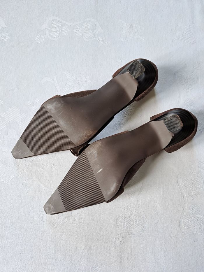 Chaussures à talons marrons - photo numéro 2