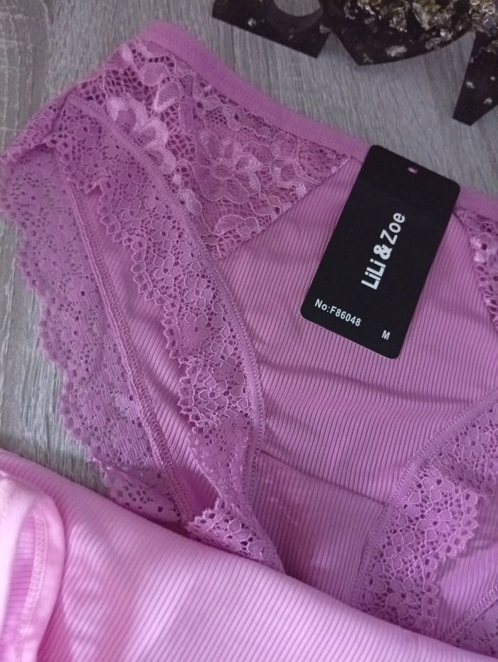 Lot de 2 culottes p'tite dentelle taille M - photo numéro 5