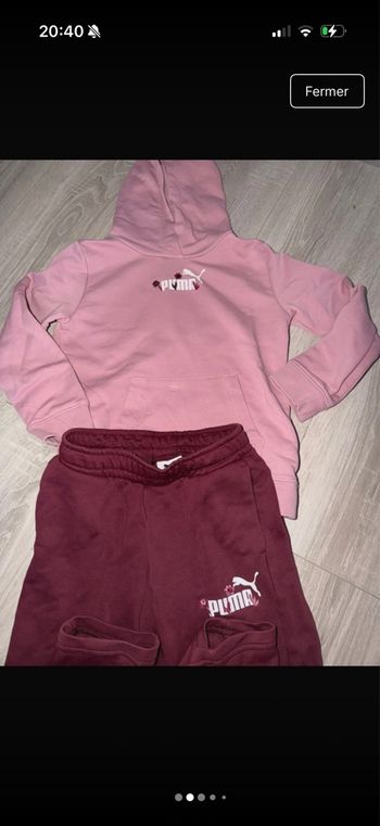 Ensemble puma fille taille 5/6 ans