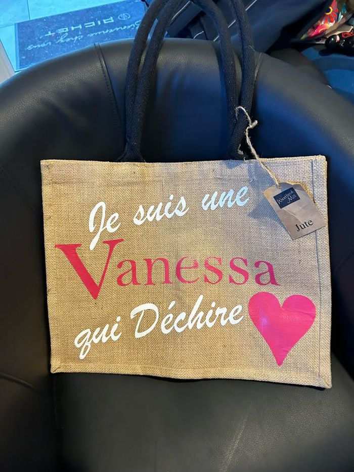 Sac personnalisé en toile de jute - photo numéro 3