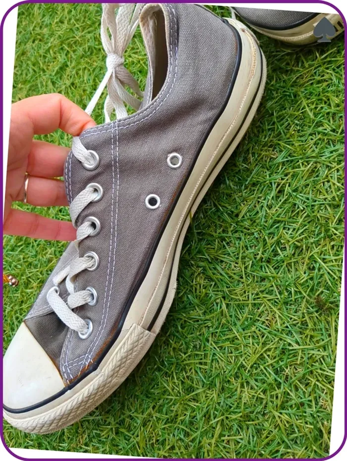 Converse courte homme Gris - photo numéro 6