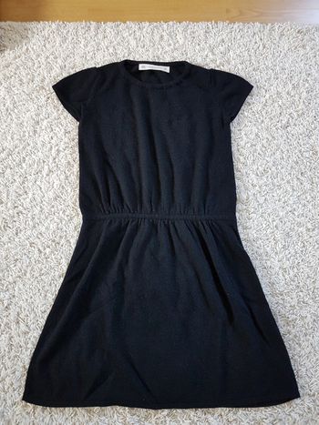 Robe en laine manches courtes