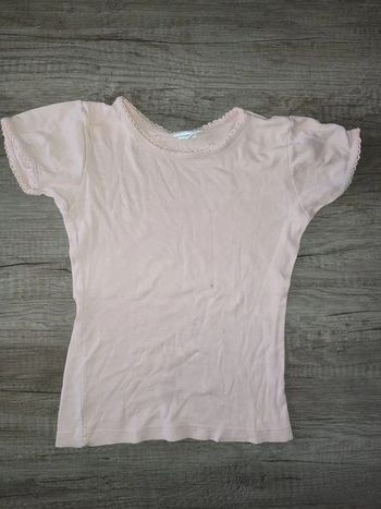 Maillot de corps 6 ans abricot