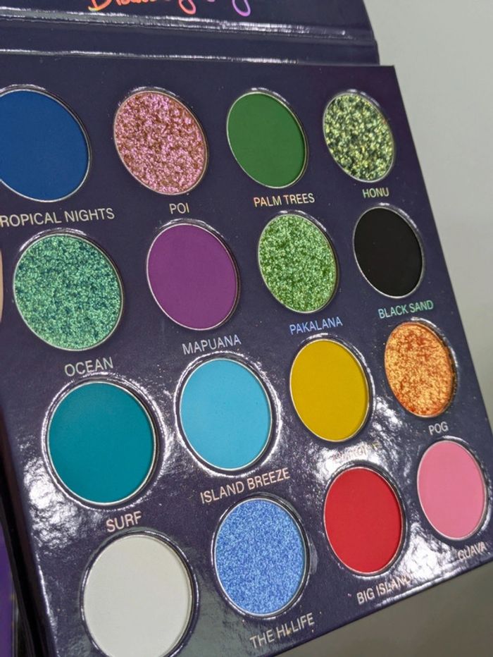 Palette Tropical nights It's bel cosmetics - photo numéro 3