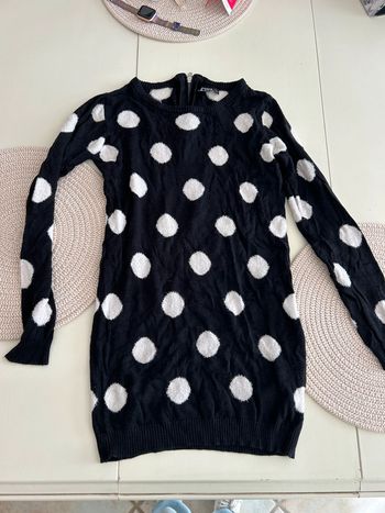 Robe pull à pois