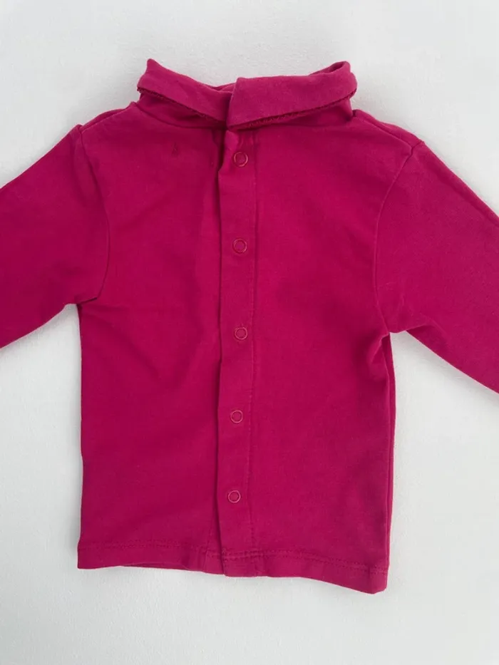 Tee-shirt manches longues - Kiabi - 1 mois (52-55 cm) - photo numéro 2