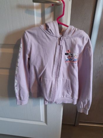 Veste zippé avec capuche Minnie