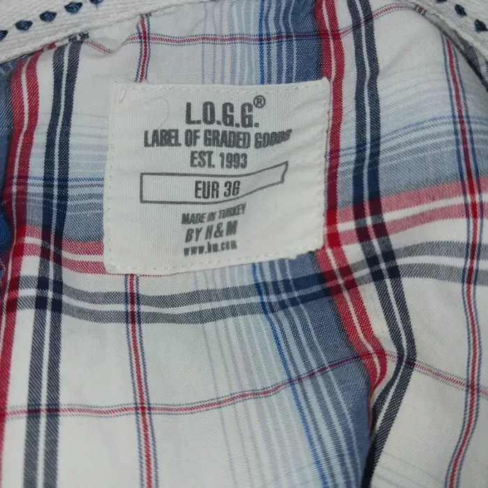 Chemise à carreaux taille 36/ s h&m - photo numéro 5