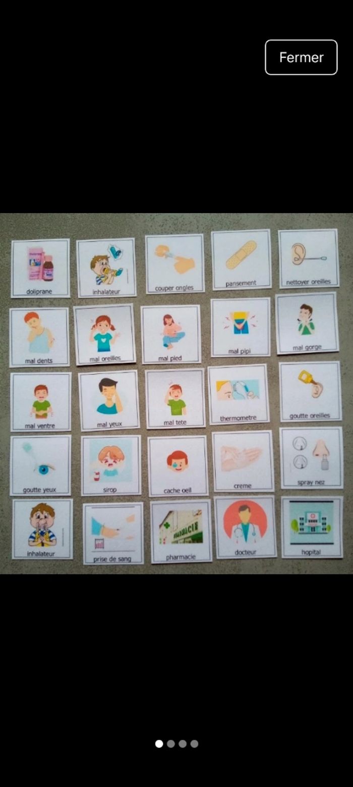 Lot pictogrammes de communication - photo numéro 5