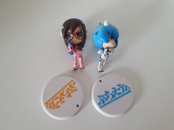 lot de 2 petite figurines evangelion 2010 banpresto