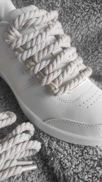 🪢🌾 Lacets corde beige – 120 cm (neutre, chic & polyvalent)